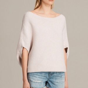NWT AllSaints Arleta Top- Light Pink